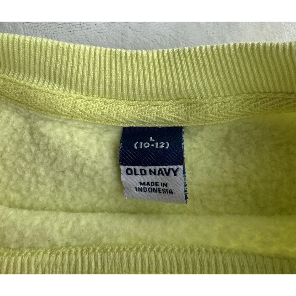 Old Navy Girls' Long Sleeve Top Yellow Size 10/12